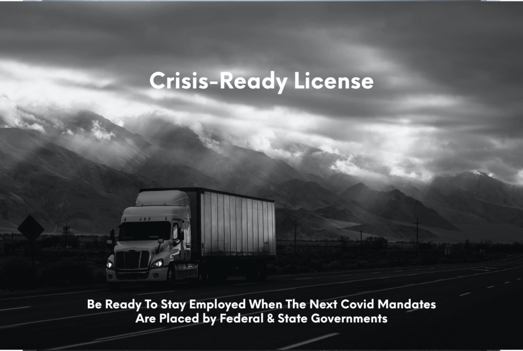 Commercial Truck Driving Crisis Ready License