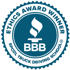 bbb ethics award winner spcdl truck driving school cdl training